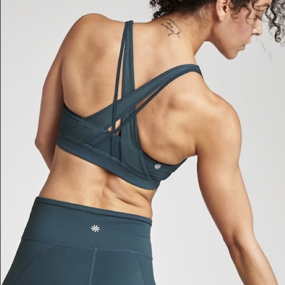 Athleta Transcendence Racerback Sports Bra XS